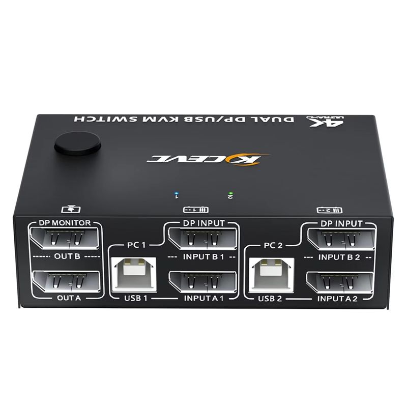 Kvm Switch Dual Monitor - KCEVE Switch KVM Dual Monitor 8K,