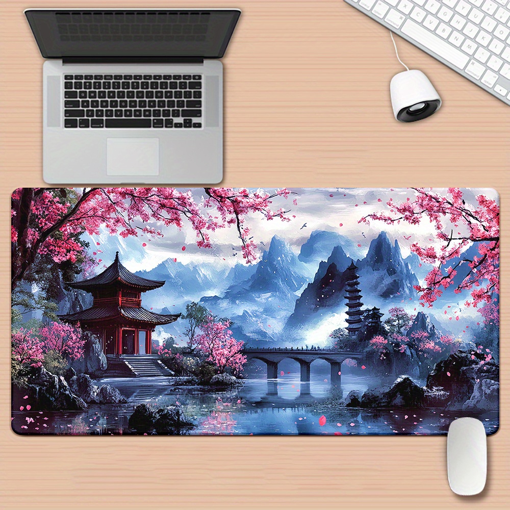 Office Desk Tech Accessories - Mouse Pad com Estampa de Paisagem