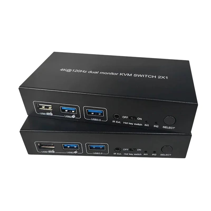 Kvm Switch Dual Monitor - Em estoque: Novo Switch KVM HDMI