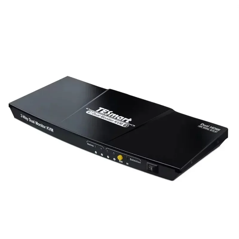 Kvm Switch Dual Monitor - Switch KVM HDMI TESmart em estoque,