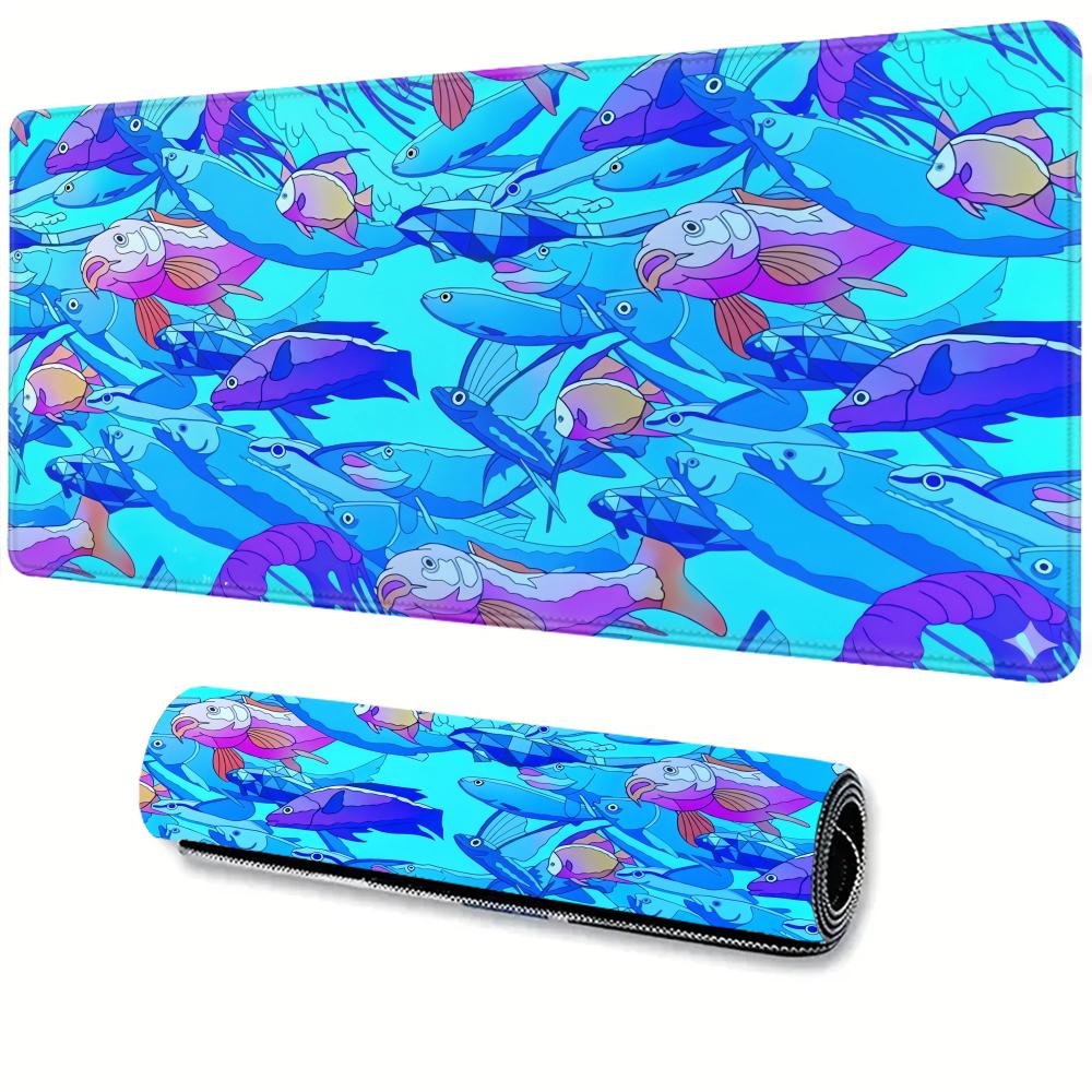 Office Desk Tech Accessories - Mouse Pad de Borracha com Impressão
