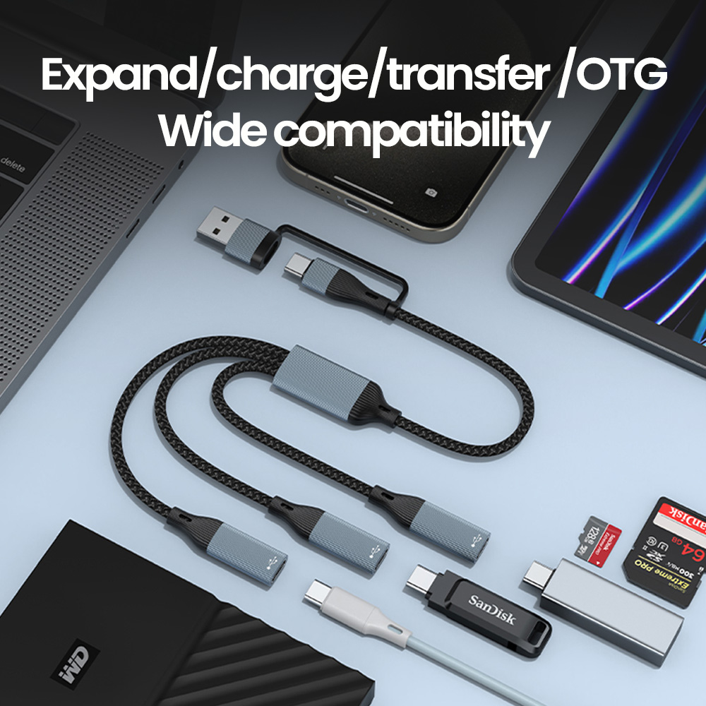 3 em 1 tipo c hub usb hub usb  - Cable Lock Laptop avaliação e preço