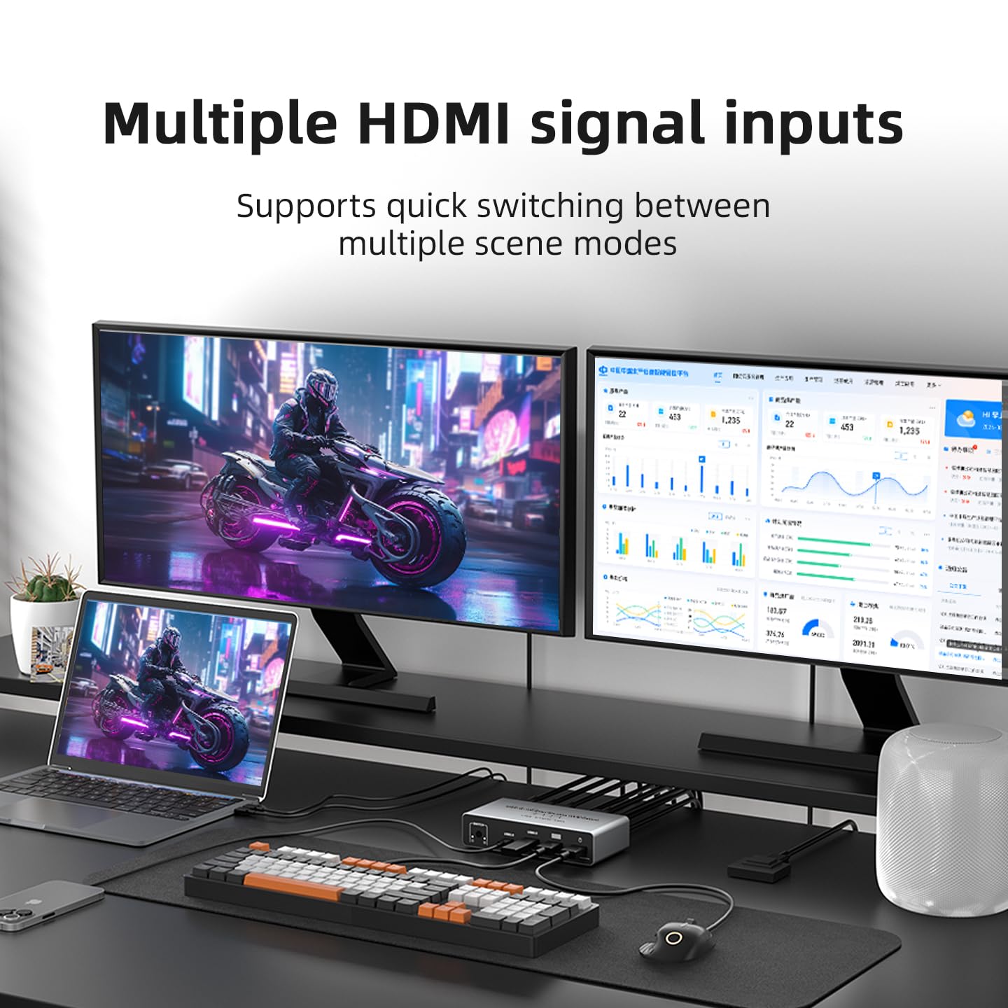 Usb c hdmi dp kvm switch 2 mon - Kvm Switch Dual Monitor avaliação e preço