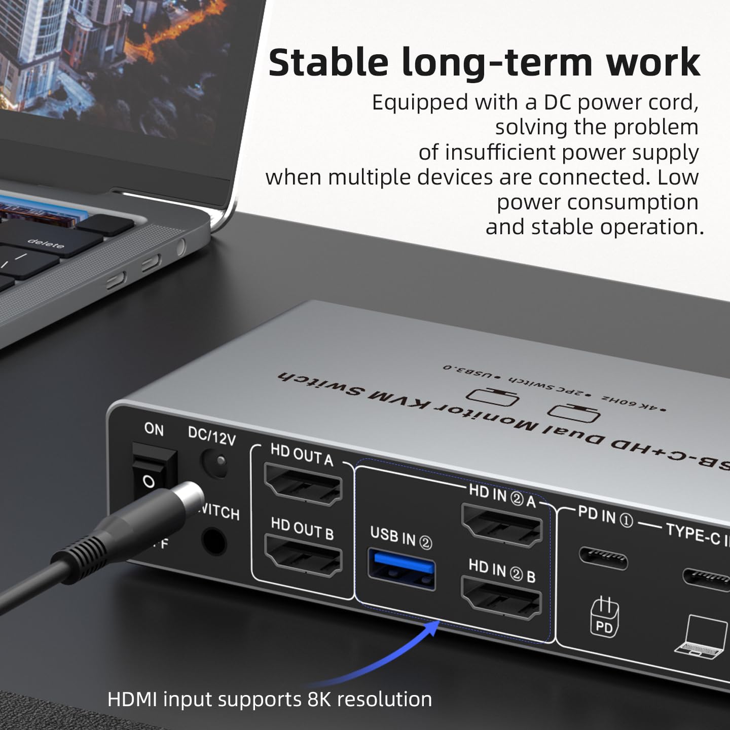 Usb c hdmi dp kvm switch 2 mon - Kvm Switch Dual Monitor avaliação e preço
