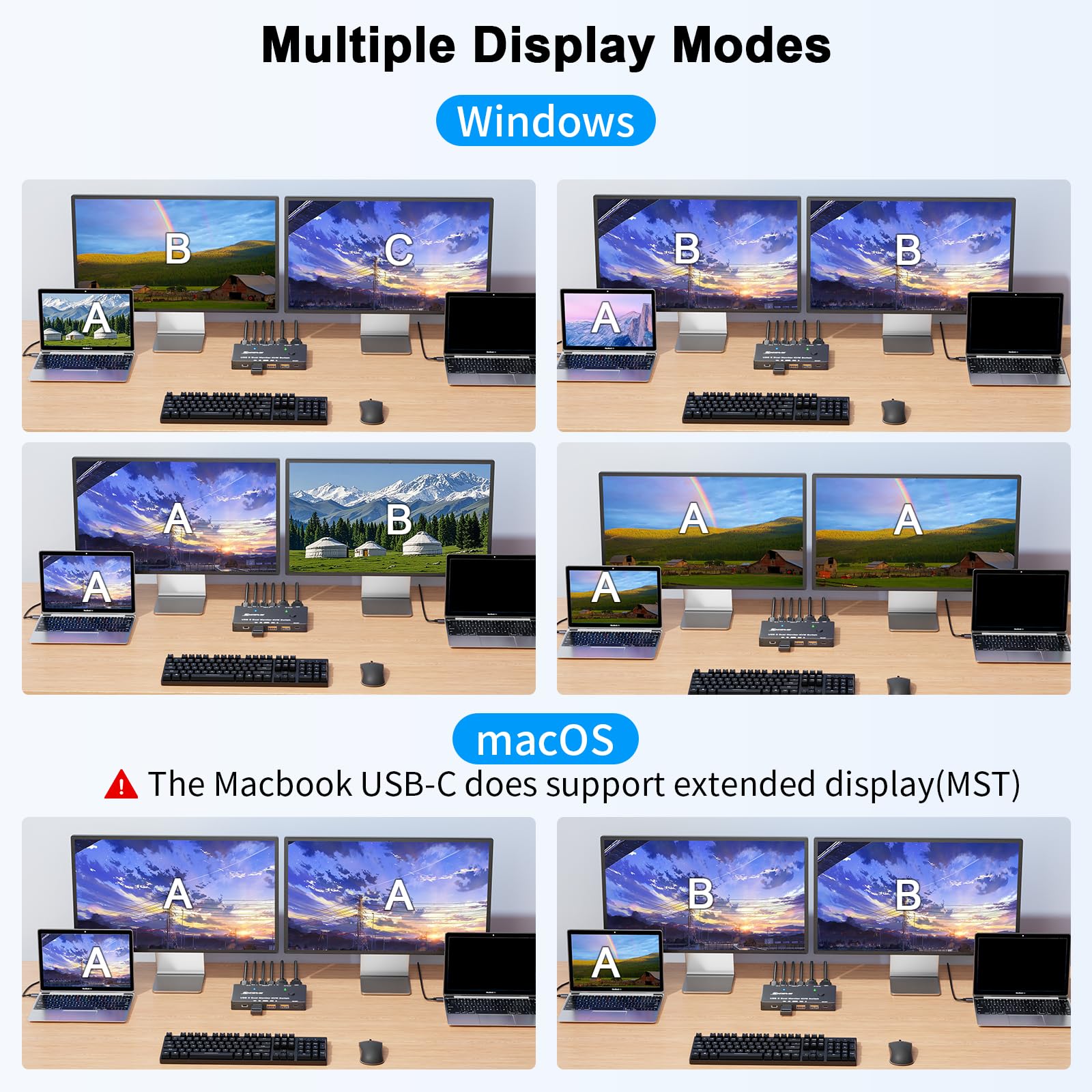 Interruptor kvm de monitor dup - Kvm Switch Dual Monitor avaliação e preço