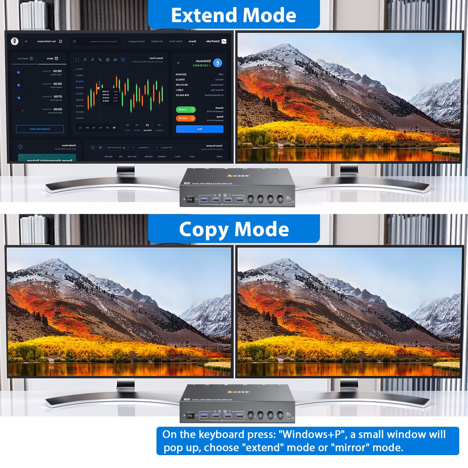 Usb 3.0 kvm switch 2 monitores - Kvm Switch Dual Monitor avaliação e preço