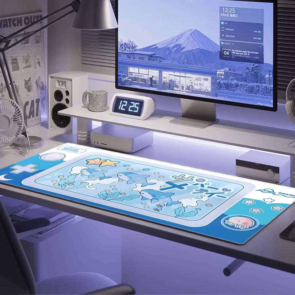 Bonito tubarão festa mouse pad - Office Desk Tech Accessories avaliação e preço