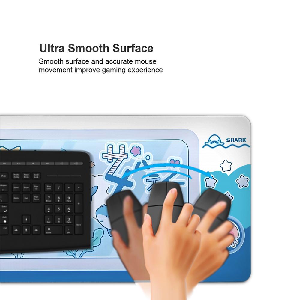 Bonito tubarão festa mouse pad - Office Desk Tech Accessories avaliação e preço
